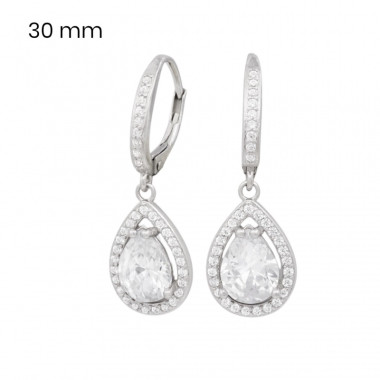 Stříbrné náušnice 40179001