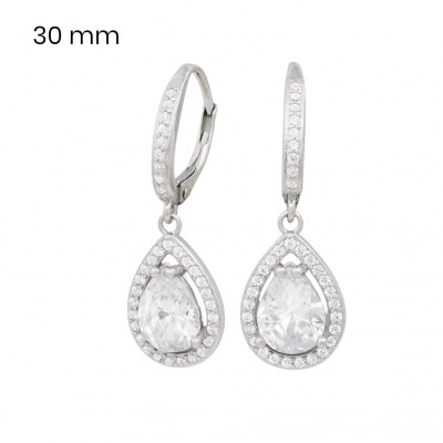 Stříbrné náušnice 40179001