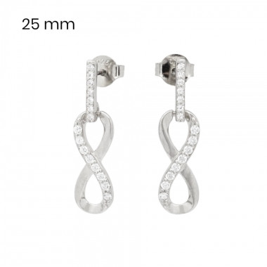 Stříbrné náušnice 40079601