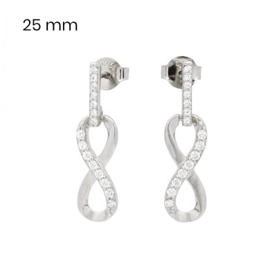 Stříbrné náušnice 40079601