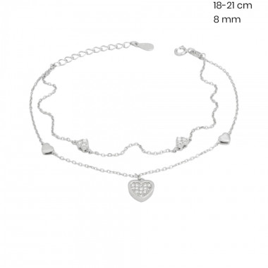 Stříbrný náramek 40109901