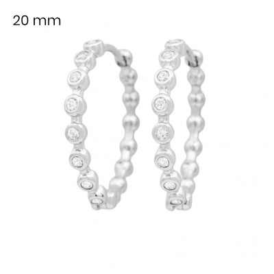 Stříbrné náušnice 40200801