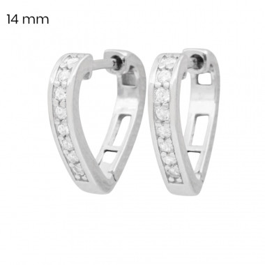 Stříbrné náušnice 40236501