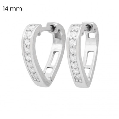 Stříbrné náušnice 40236501