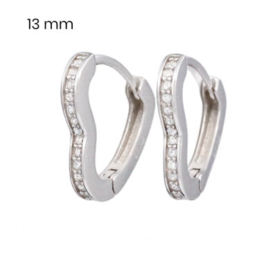 Stříbrné náušnice 40058801