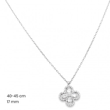 Stříbrný řetízek+přívěsek 40249001