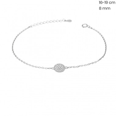 Stříbrný náramek 40222601