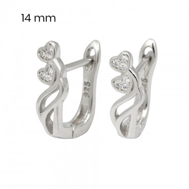 Stříbrné náušnice 40020501