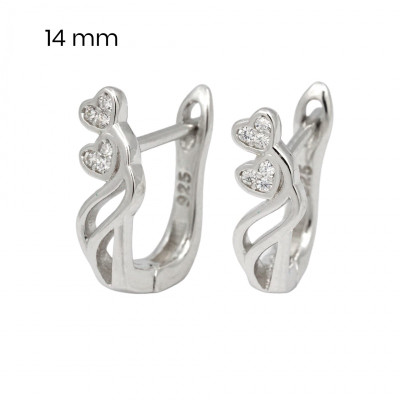 Stříbrné náušnice 40020501