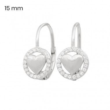 Stříbrné náušnice 40216101