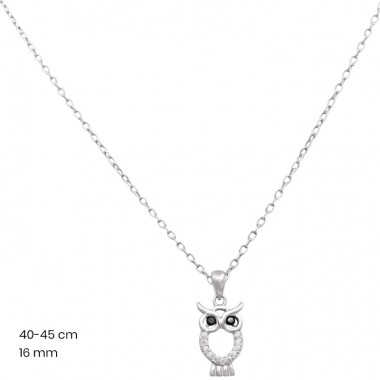 Stříbrný řetízek+přívěsek 40240501