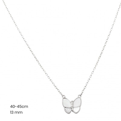 Stříbrný řetízek+přívěsek 40223101