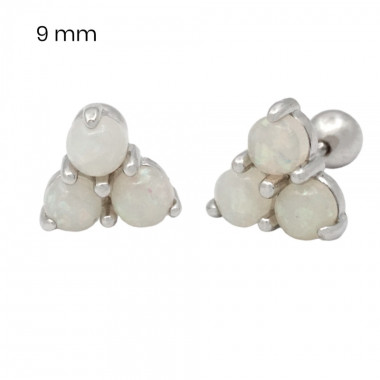 Stříbrné náušnice 40092001