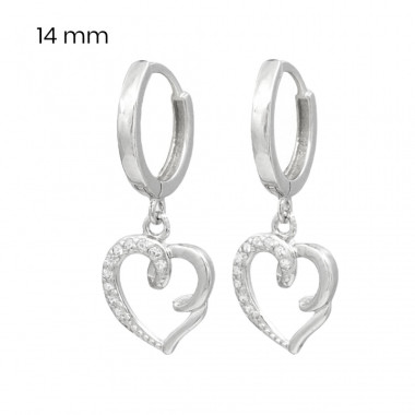 Stříbrné náušnice 40100401