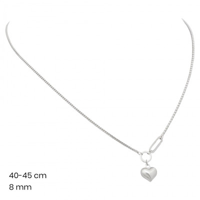 Stříbrný řetízek+přívěsek 40072201