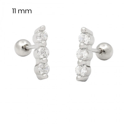 Stříbrné náušnice 40088601