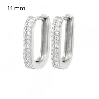 Stříbrné náušnice 40111101