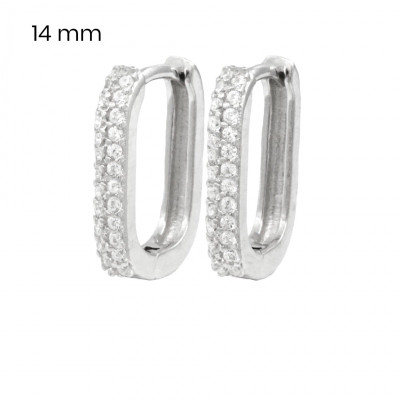 Stříbrné náušnice 40111101