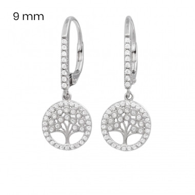 Stříbrné náušnice 40162101