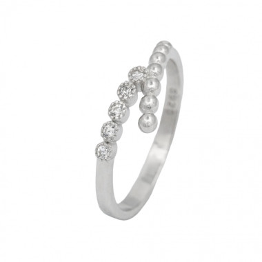 Stříbrný prsten 400009