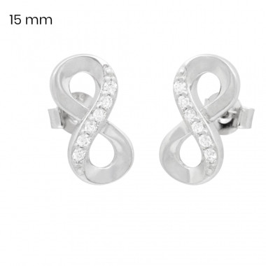 Stříbrné náušnice 40221301