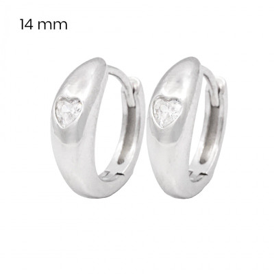 Stříbrné náušnice 40134001