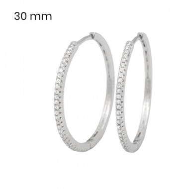 Stříbrné náušnice 40086002