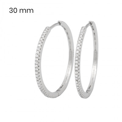 Stříbrné náušnice 40086002