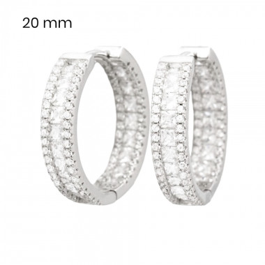 Stříbrné náušnice 40216401