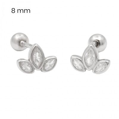 Stříbrné náušnice 40085001