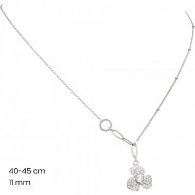 Stříbrný řetízek+přívěsek 40071901