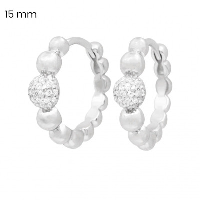 Stříbrné náušnice 40231301