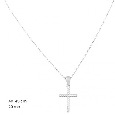 Stříbrný řetízek+přívěsek 40221801