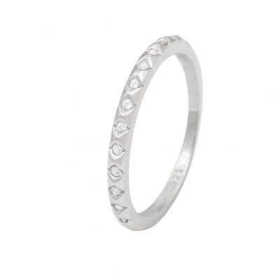 Stříbrný prsten 402063