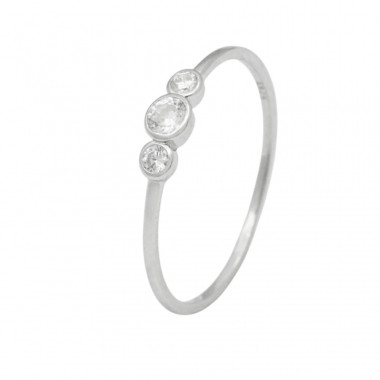 Stříbrný prsten 402064