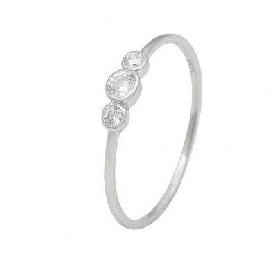 Stříbrný prsten 402064