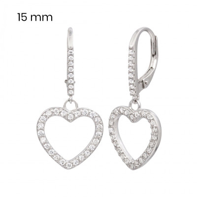 Stříbrné náušnice 40064101