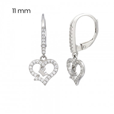 Stříbrné náušnice 40026301