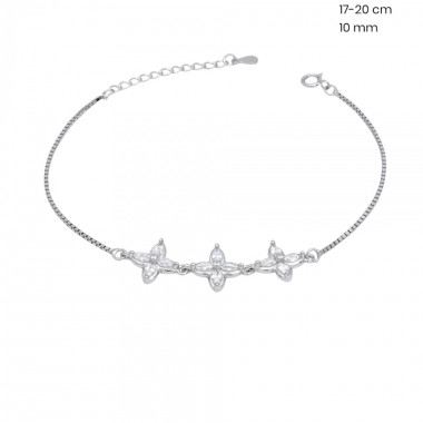 Stříbrný náramek 40151401