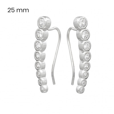 Stříbrné náušnice 40101201