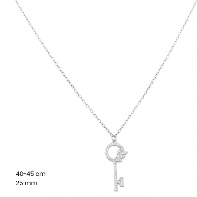 Stříbrný řetízek+přívěsek 40219201