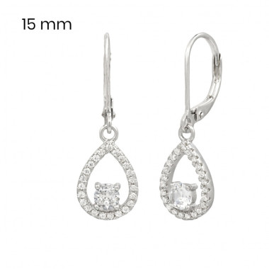 Stříbrné náušnice 40040601