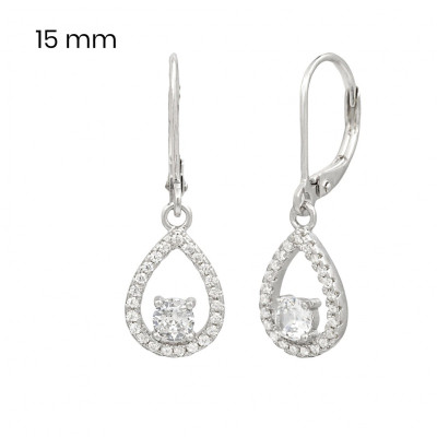 Stříbrné náušnice 40040601