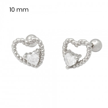 Stříbrné náušnice 40092701