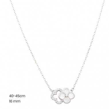 Stříbrný řetízek+přívěsek 40223001