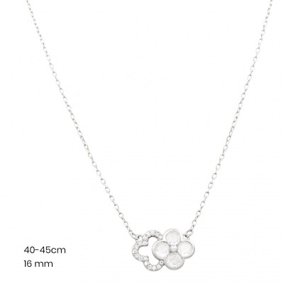 Stříbrný řetízek+přívěsek 40223001