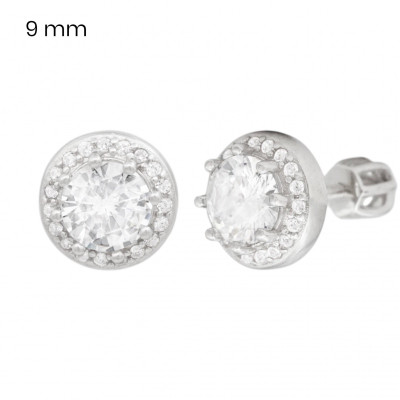 Stříbrné náušnice 40204501