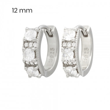 Stříbrné náušnice 40027401