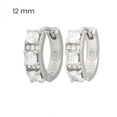 Stříbrné náušnice 40027401