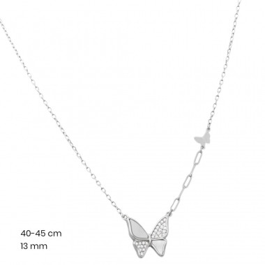 Stříbrný řetízek+přívěsek 40211401